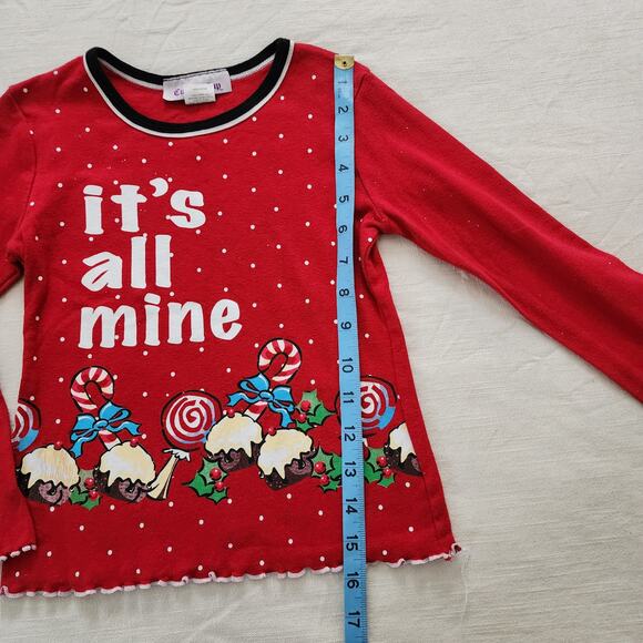 Y2k Christmas Candy Long Sleeve kids 6 - Picture 4 of 6